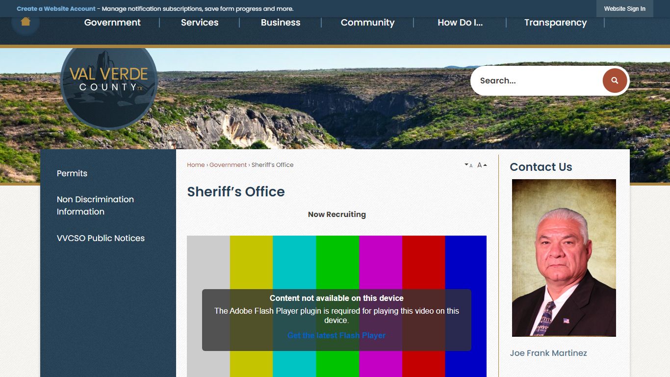 Sheriff’s Office | Val Verde County, TX